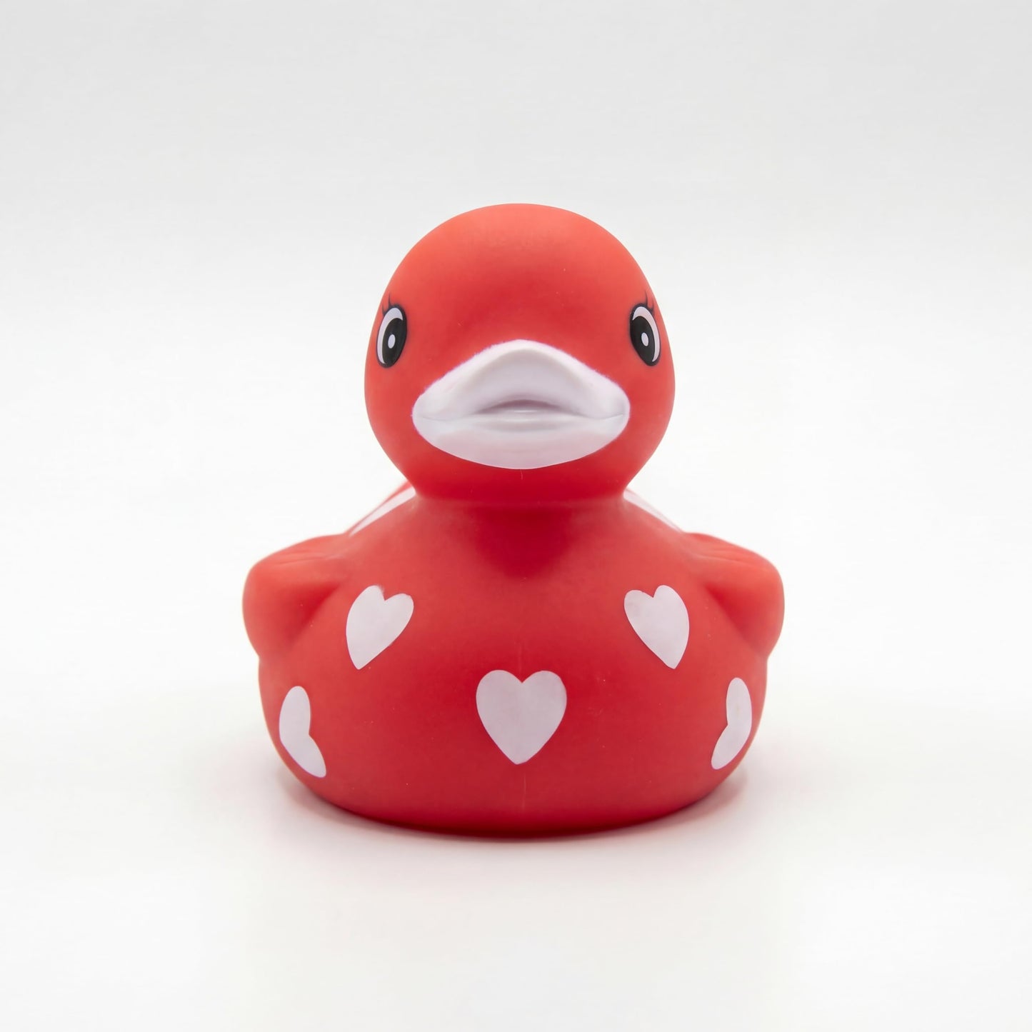 DUCKY CITY 3-Inch Rubber Duck – Squeaky Bath Toy with Hole | Baby Safe Tub Toy Valentines Sweetheart
