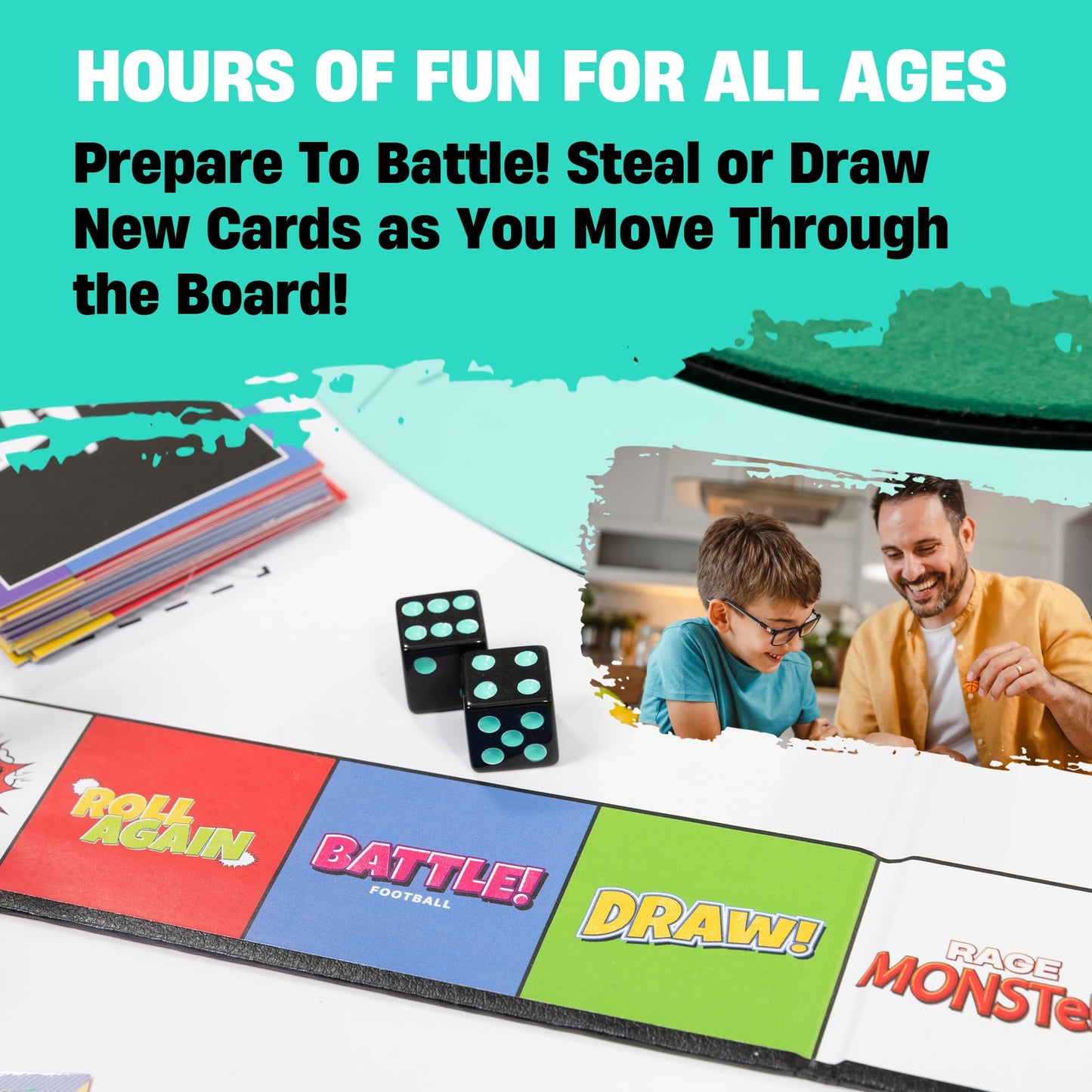 Dude Perfect Board Game – 2-5 Player Family Sports Challenge | Ages 4+