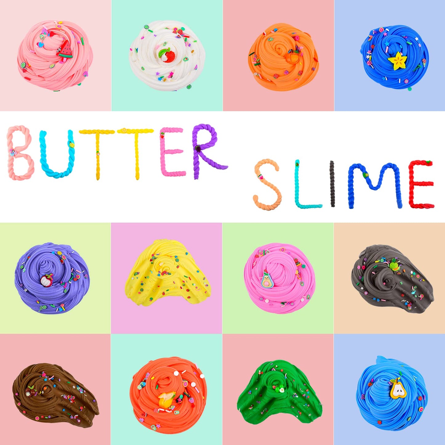 DUJUANHUA 54 Pack Mini Butter Slime Kit – Scented, Soft & Non-Sticky for Kids