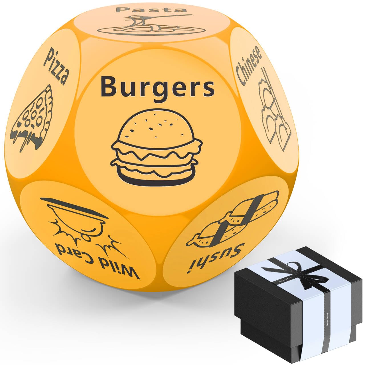 Dumsud Date Night Dice — Valentines Gifts for Couples & Food Decision Game