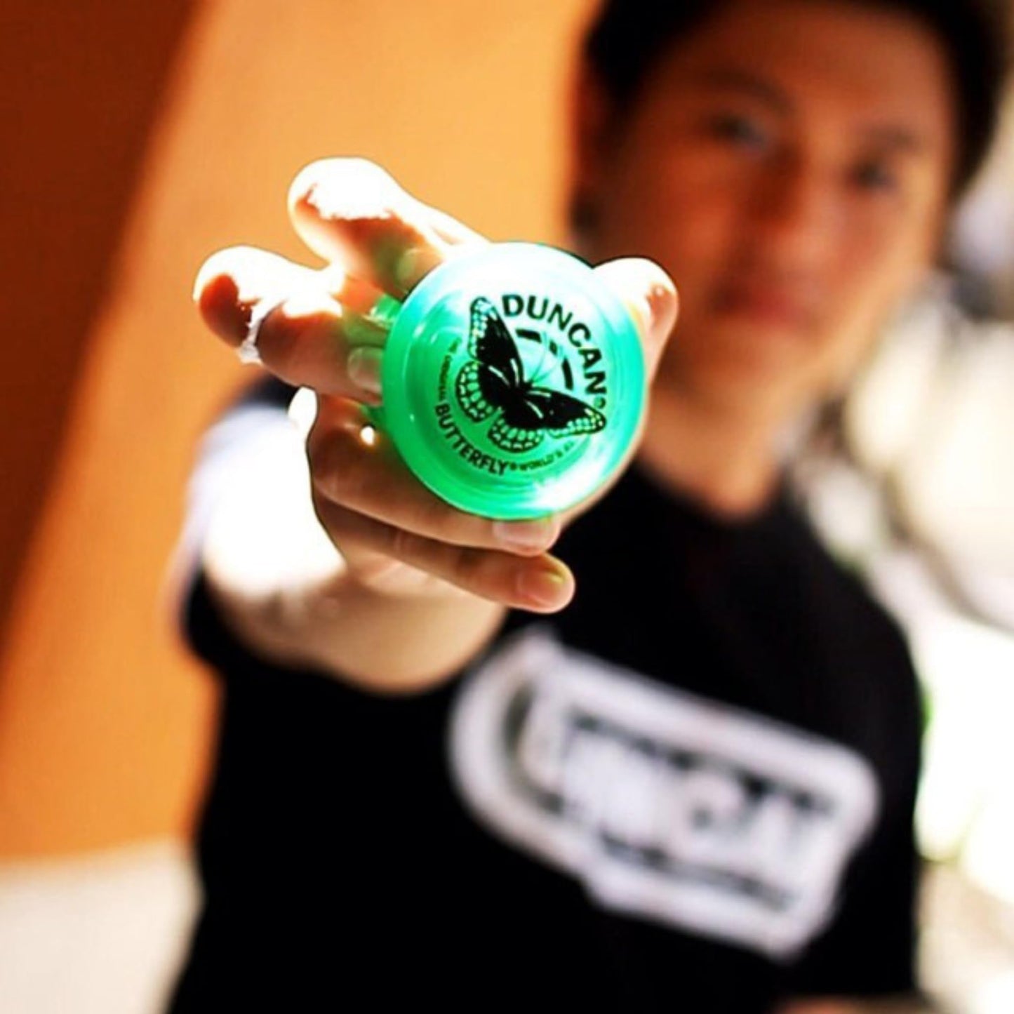 Duncan Butterfly Yo-Yo – Beginner Friendly, Wide Design, Steel Axle (Green)