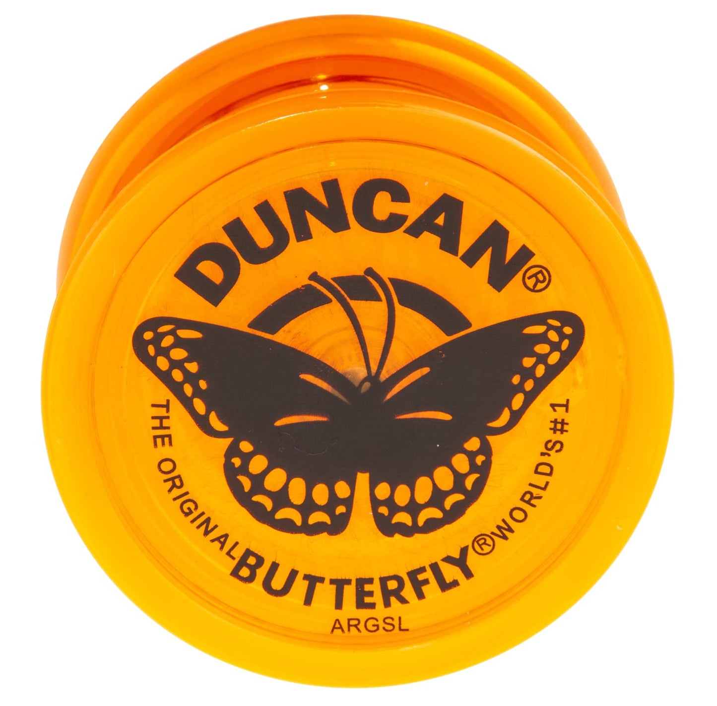Duncan Butterfly Yo-Yo (Orange) – Beginner-Friendly, Steel Axle, Durable Plastic