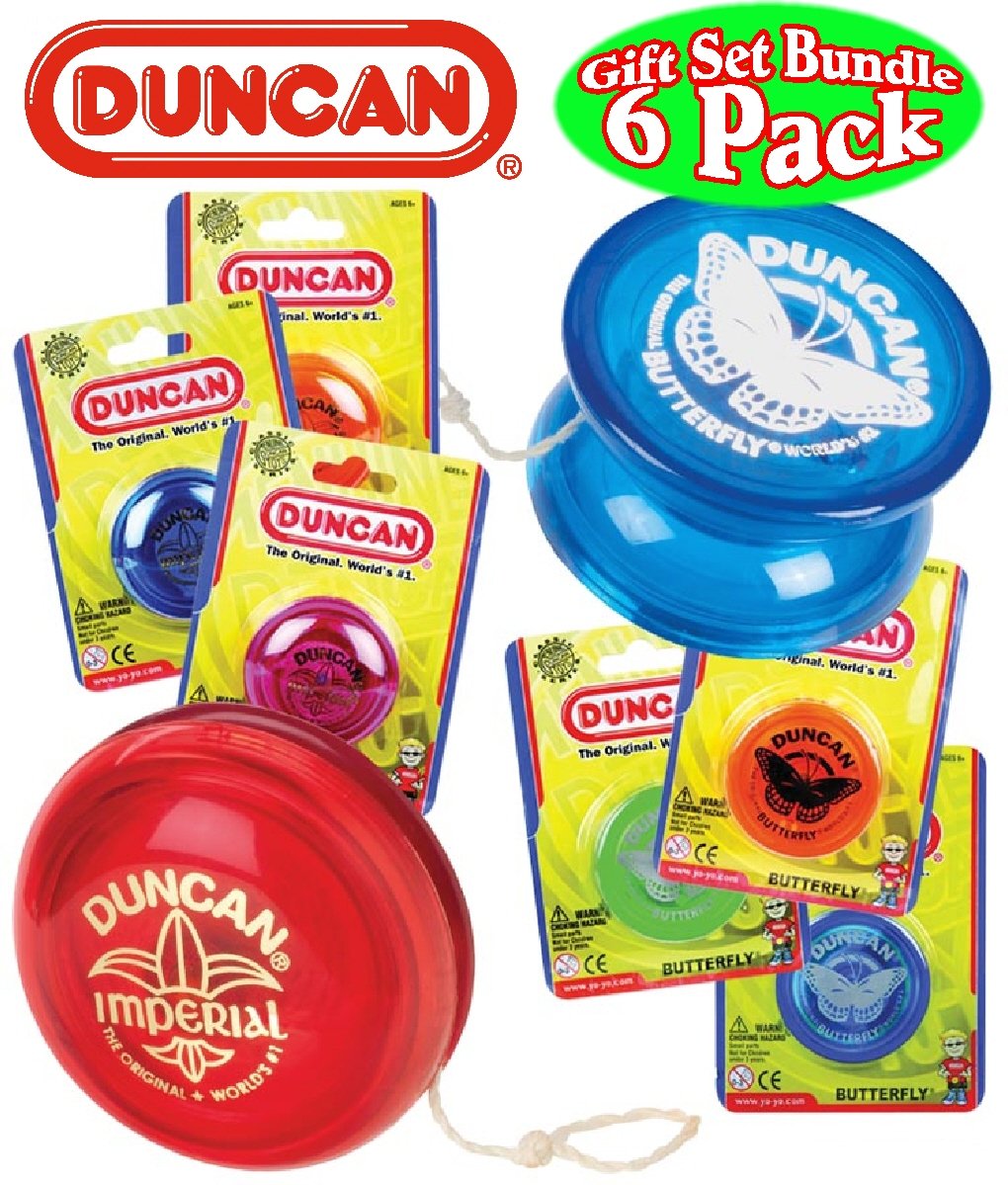 Duncan Imperial (3) & Butterfly (3) Deluxe Gift Set Bundle – 6 Pack (Assorted Colors)