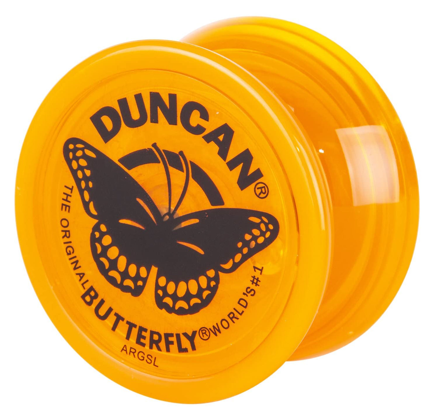 Duncan Butterfly Yo-Yo (Orange) – Beginner-Friendly, Steel Axle, Durable Plastic