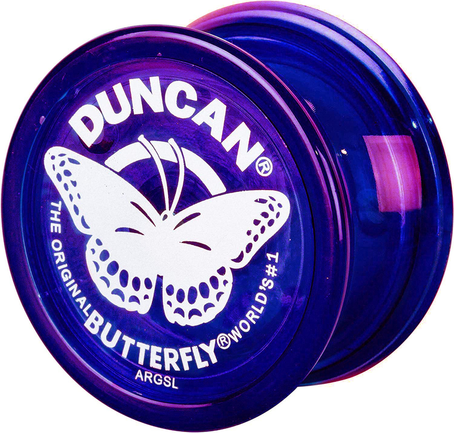 Duncan Butterfly Yo-Yo (3124BU-ECHAP) - Beginner Steel Axle, Purple