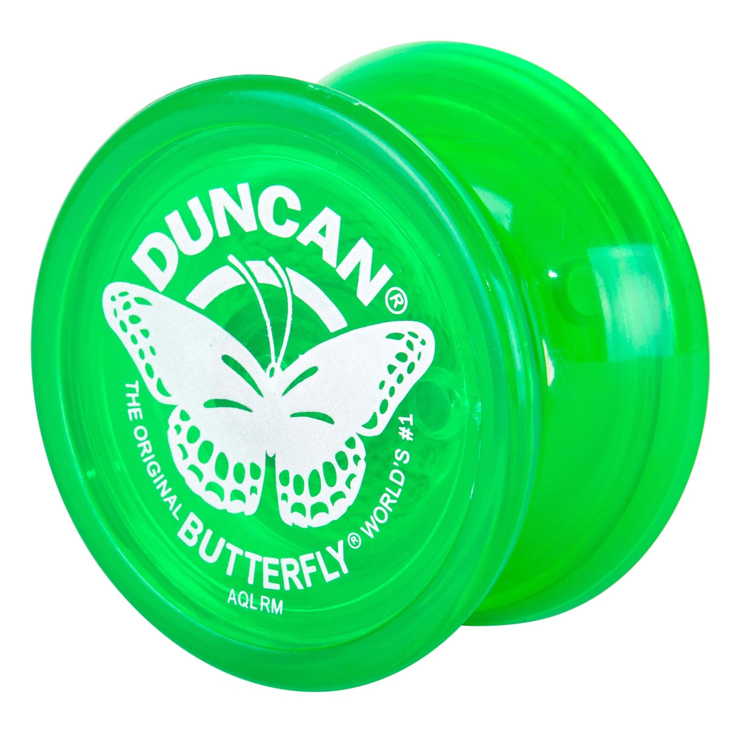 Duncan Butterfly Yo-Yo – Beginner Friendly, Wide Design, Steel Axle (Green)