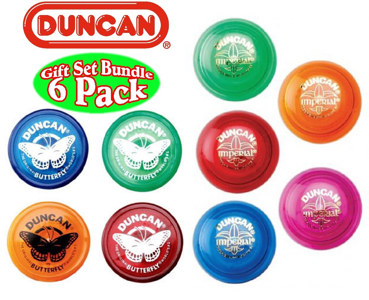 Duncan Imperial (3) & Butterfly (3) Deluxe Gift Set Bundle – 6 Pack (Assorted Colors)