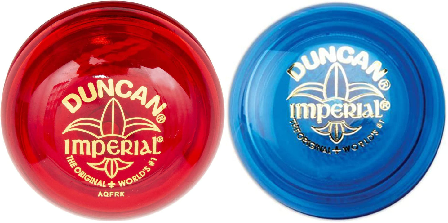Duncan Imperial Yo-Yo 2-Pack – Blue & Red | Classic Beginner Yo-Yo
