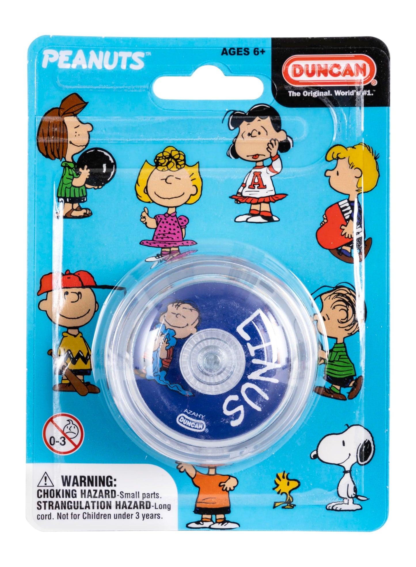 Duncan Imperial Yo-Yo x Peanuts Linus | Beginner Yo-Yo with Steel Axle and Plastic Body