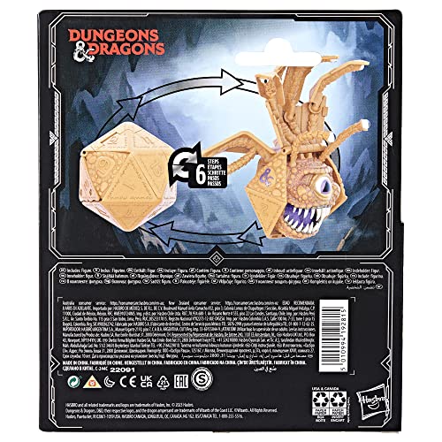 Dungeons & Dragons Dicelings Beholder – Giant d20 Transforming Monster Figure | Collectible D&D Dice (F5213)