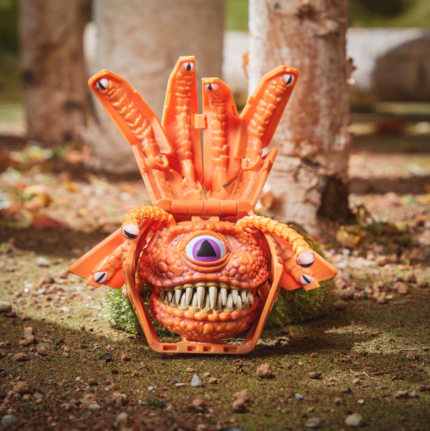 Dungeons & Dragons Dicelings Beholder – Giant d20 Transforming Monster Figure | Collectible D&D Dice (F5213)