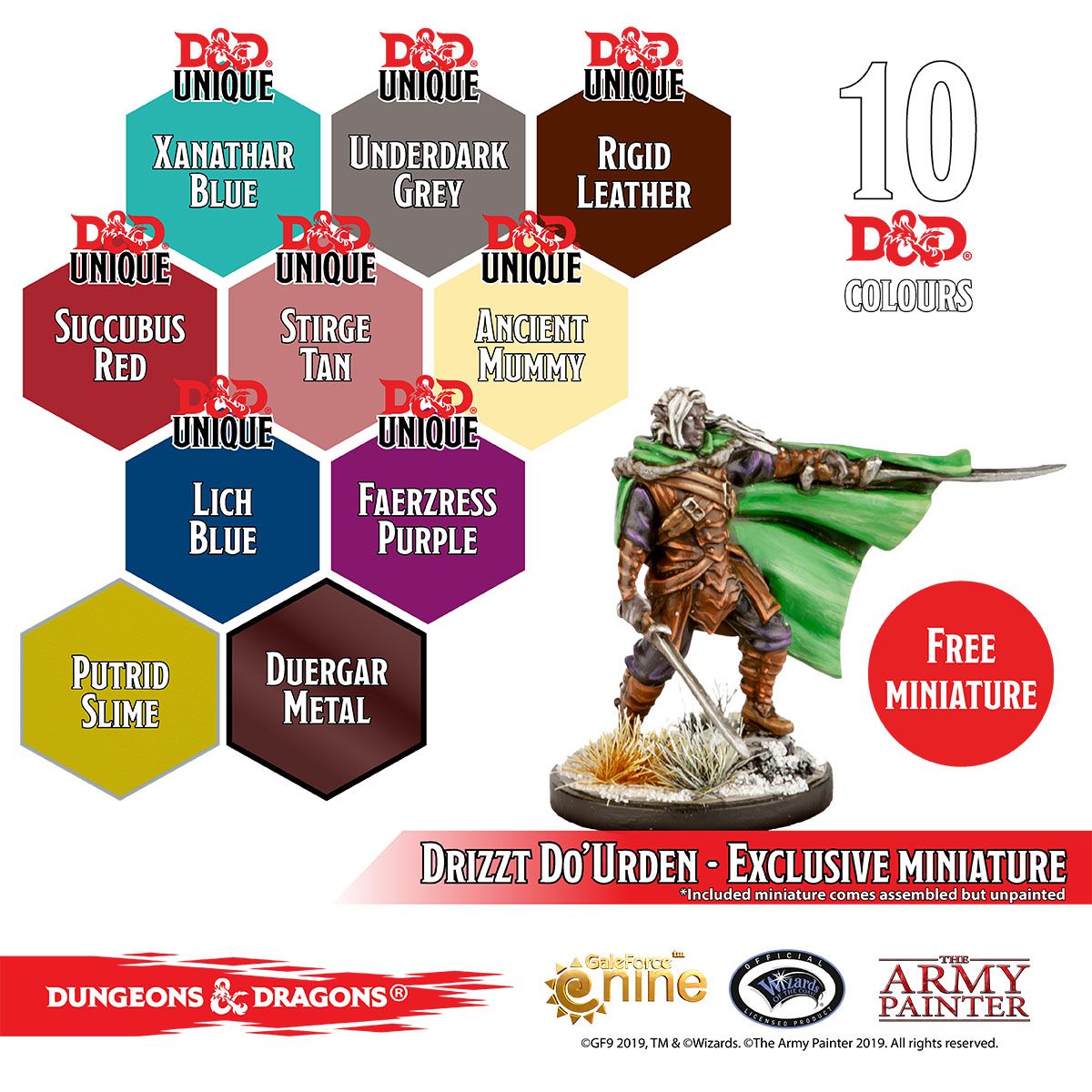 Dungeons & Dragons: Nolzur's Marvelous Pigments Underdark Paint Set
