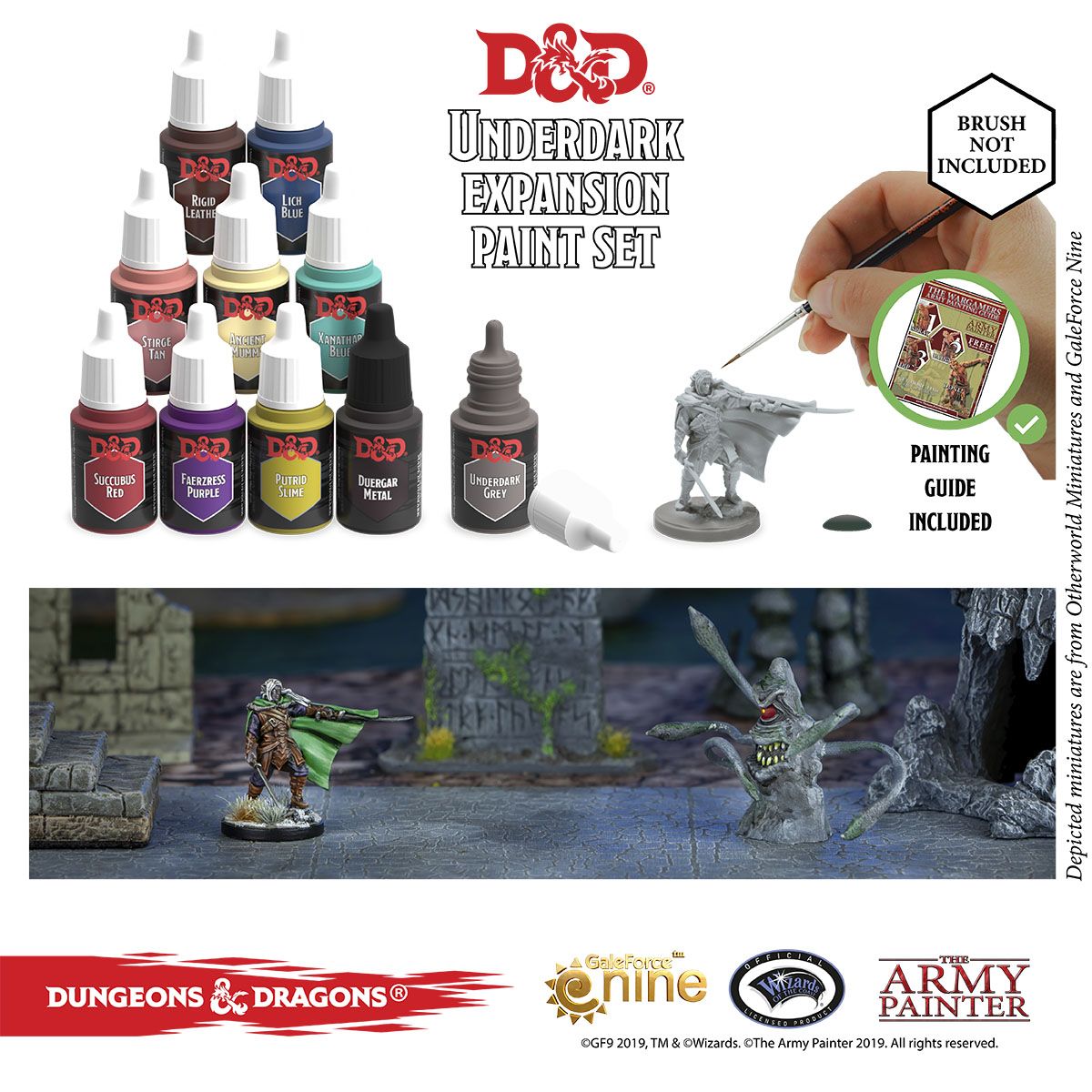 Dungeons & Dragons: Nolzur's Marvelous Pigments Underdark Paint Set