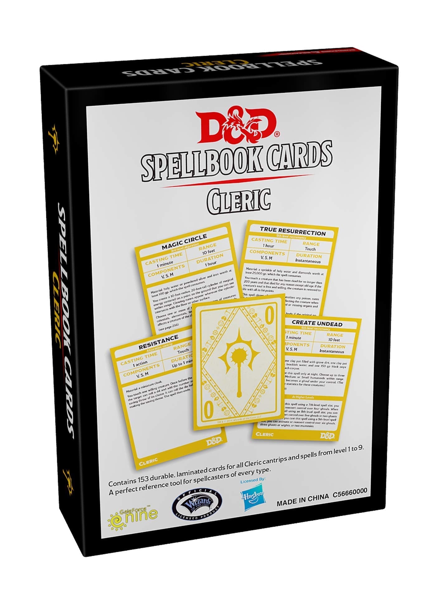 Spellbook Cards: Cleric – Quick Reference Deck for D&D 5e (Dungeons & Dragons)