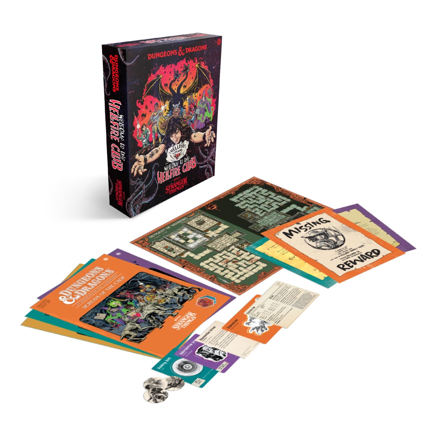 Stranger Things: Welcome to The Hellfire Club - Dungeons & Dragons Adventure Game (3-5 Players)