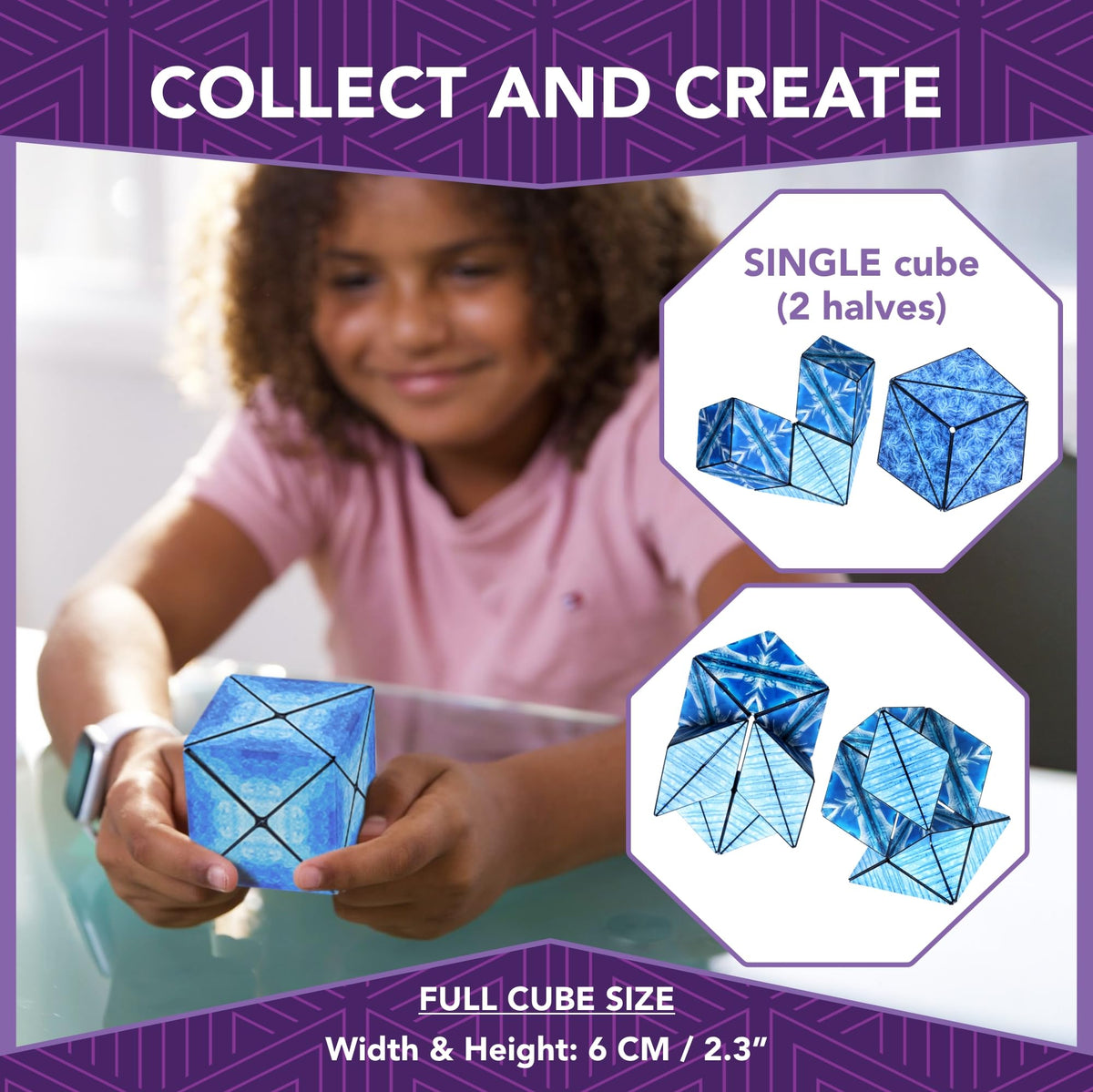 Duomoto Magnetic Transforming Cube – 96 Magnets, 100+ Shapes