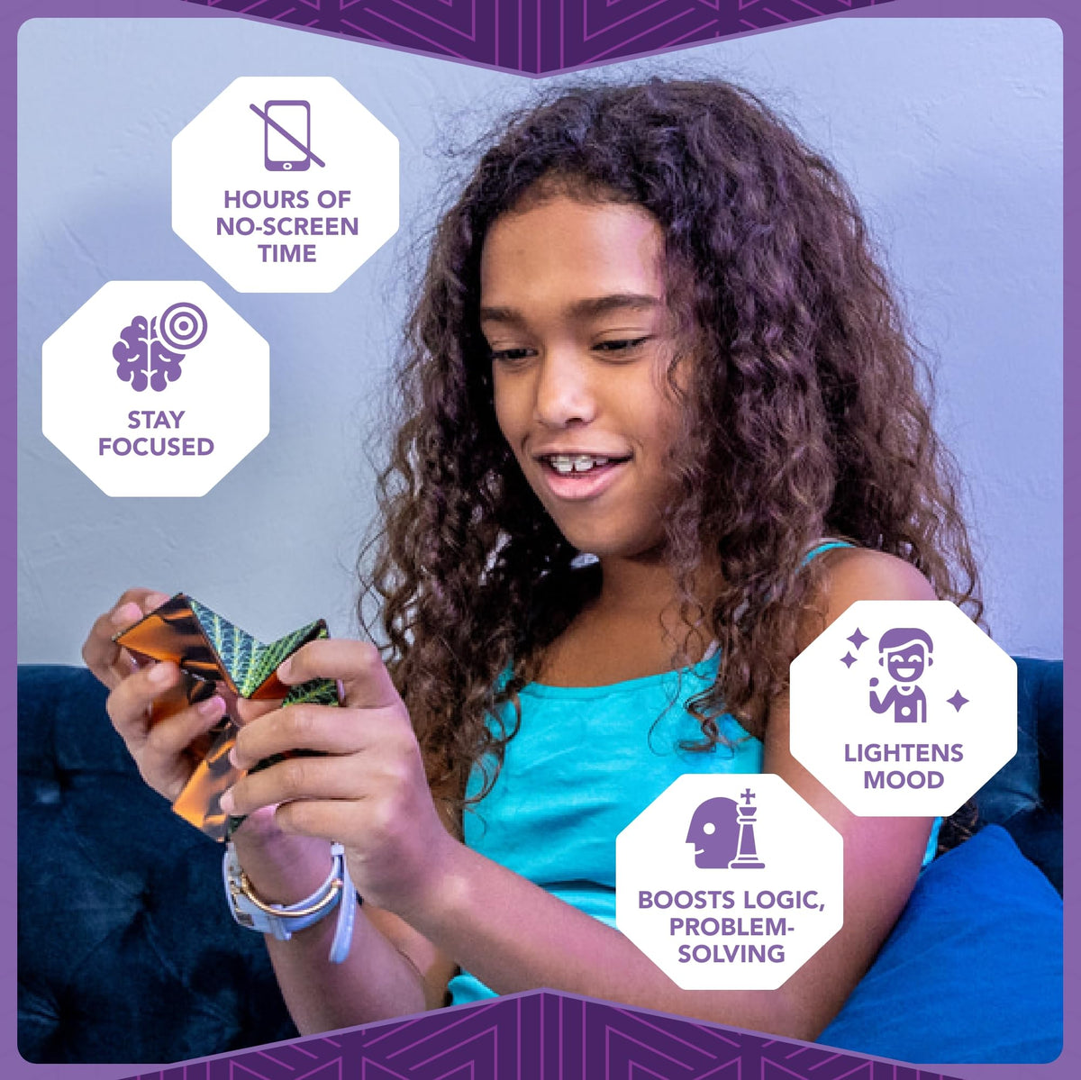 Duomoto Magnetic Transforming Cube – 96 Magnets, 100+ Shapes