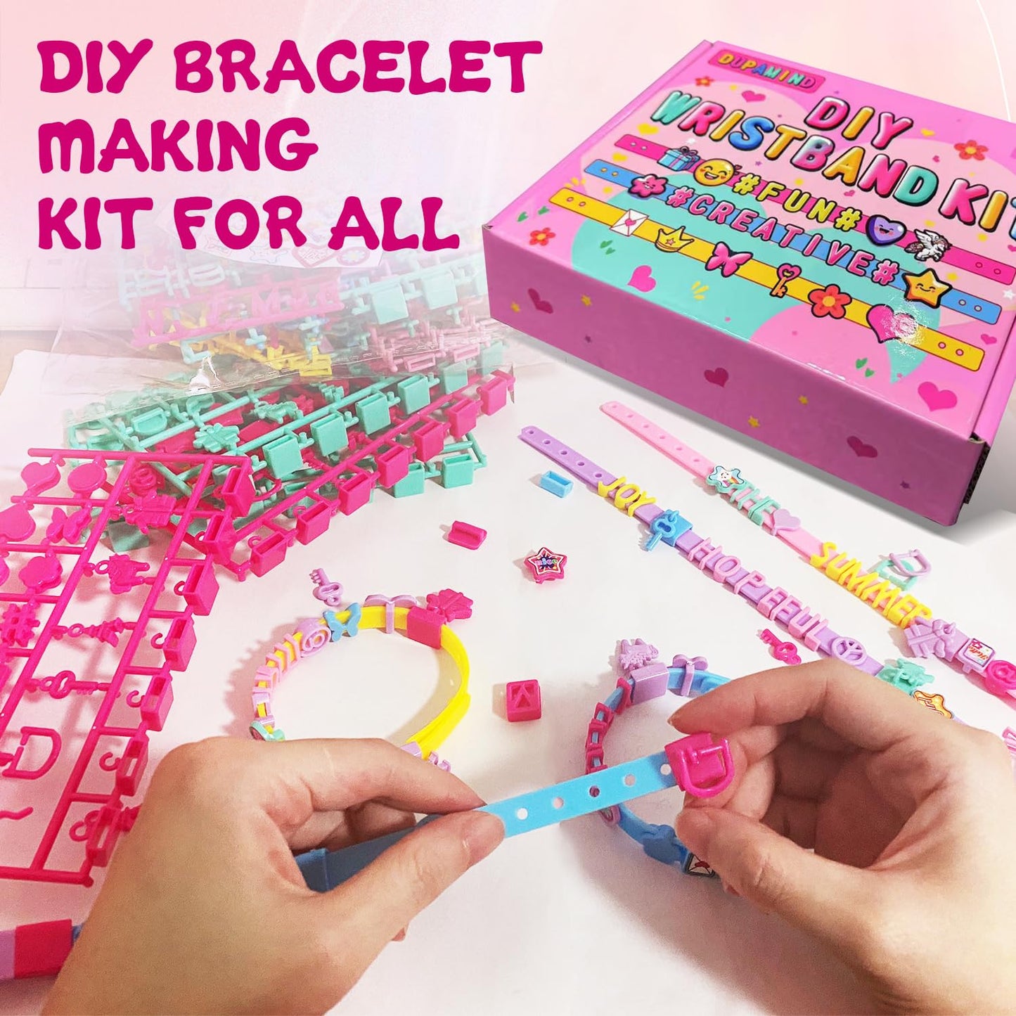 Dupamind Friendship Bracelet Making Kit for Girls | DIY Jewelry Craft for Kids Ages 5–12