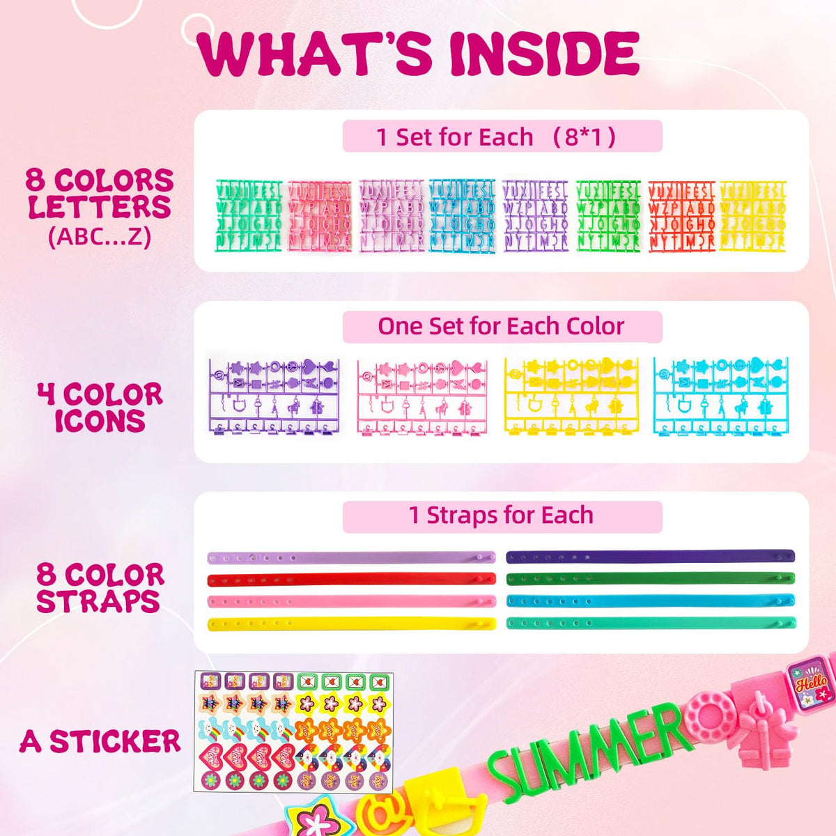 Dupamind DIY Friendship Bracelet Kit for Girls – Ages 5-12