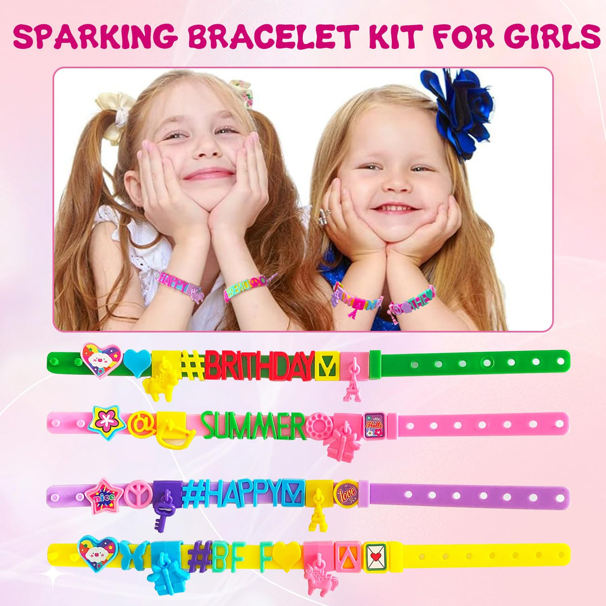 Dupamind DIY Friendship Bracelet Kit for Girls – Ages 5-12