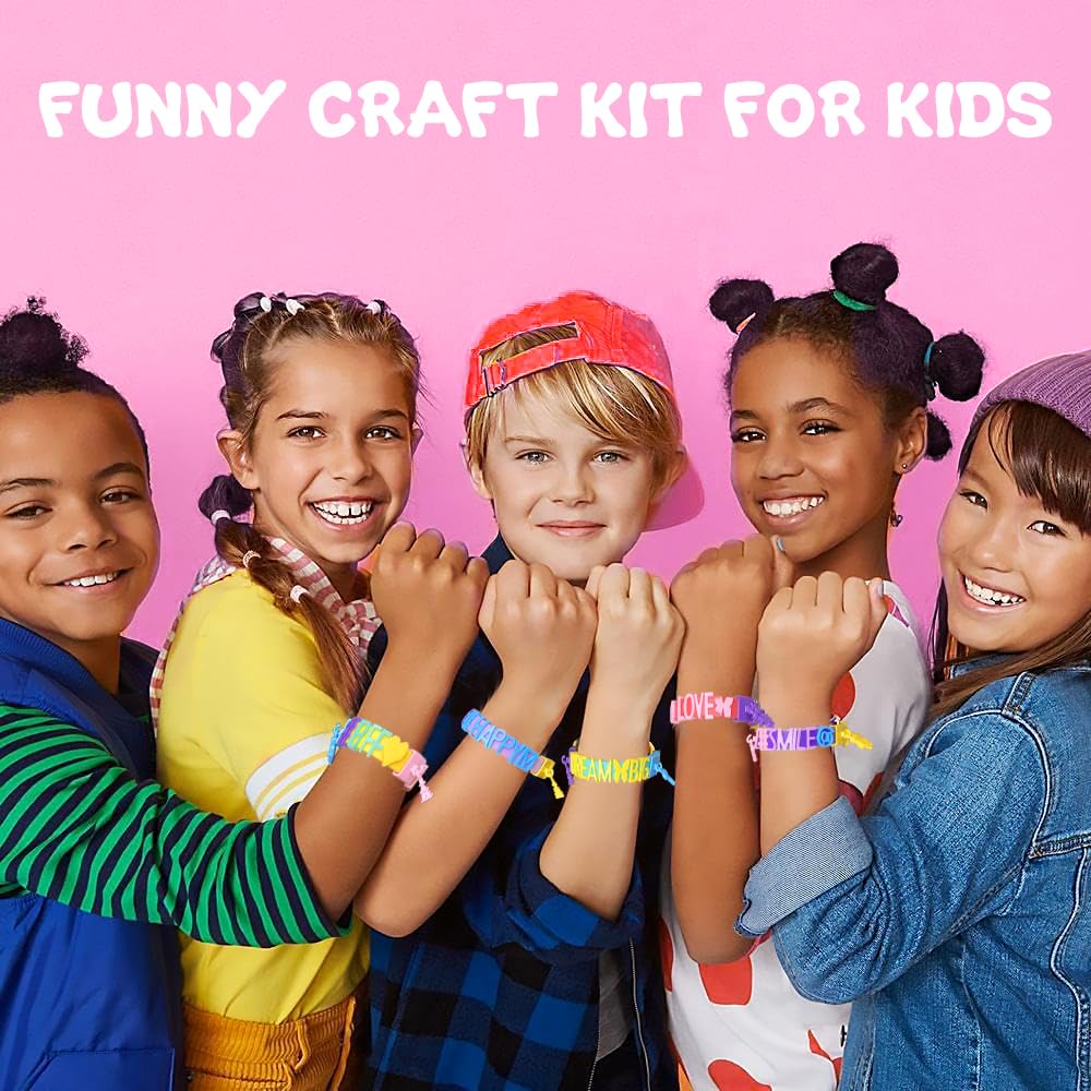Dupamind DIY Friendship Bracelet Kit for Girls – Ages 5-12