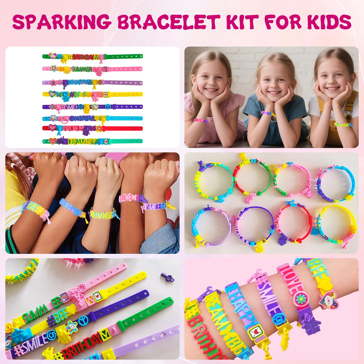 Dupamind DIY Friendship Bracelet Kit for Girls – Ages 5-12