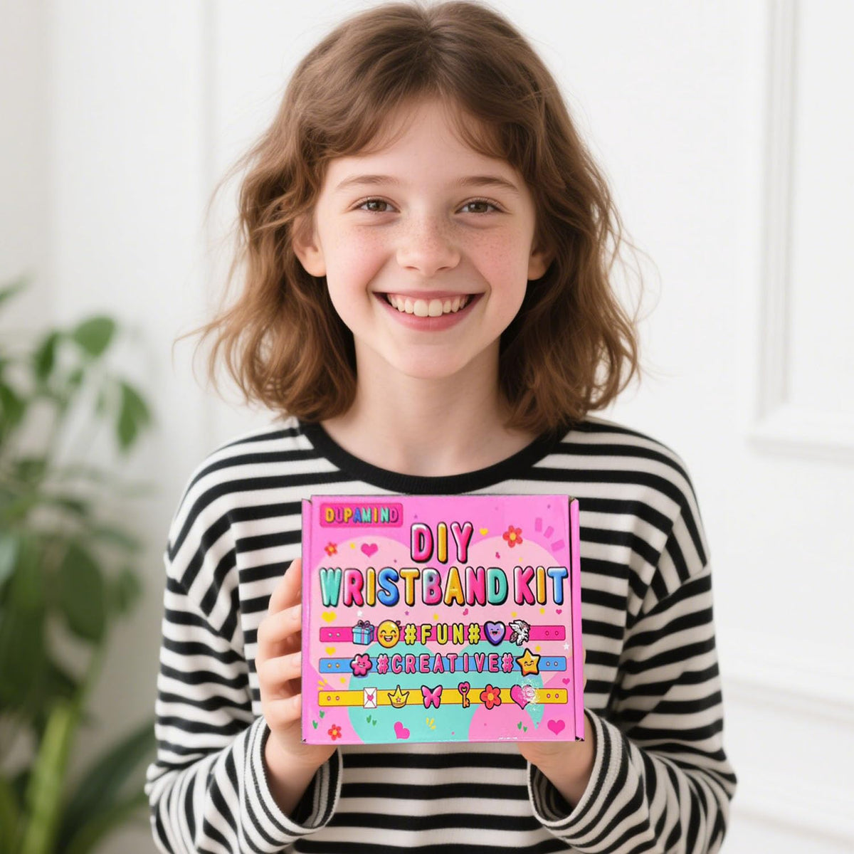 Dupamind DIY Friendship Bracelet Kit for Girls – Ages 5-12