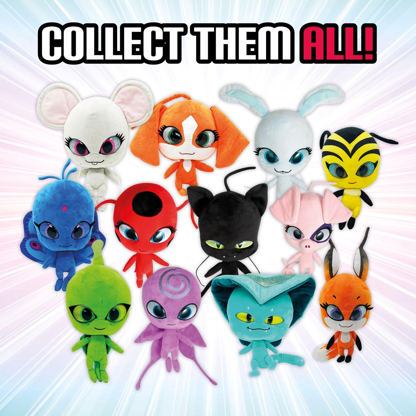 Miraculous Kwami Mon Ami Plush Toy – Duusu the Peacock, 9-Inch Collectible Plush | Ladybug & Cat Noir | Gift for Kids & Collectors