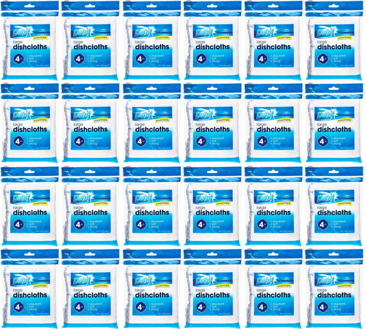 24 x Duzzit Dishcloth - 4 Pack