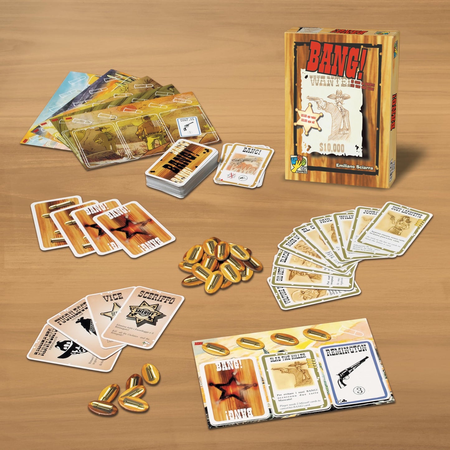 dV Giochi DA VINCI Bang 4th Edition – Wild West Card Game for 4-7 Players