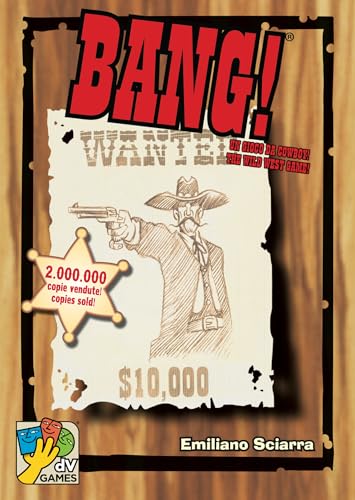 dV Giochi DA VINCI Bang 4th Edition – Wild West Card Game for 4-7 Players