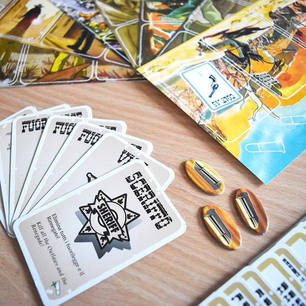 dV Giochi DA VINCI Bang 4th Edition – Wild West Card Game for 4-7 Players