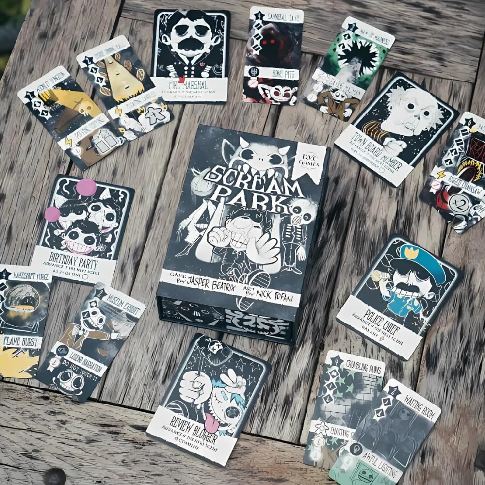 DVC Games: Scream Park The Board Game – Haunted Drafting Experience