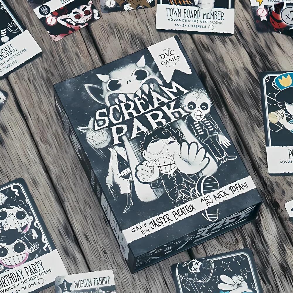 DVC Games: Scream Park The Board Game – Haunted Drafting Experience