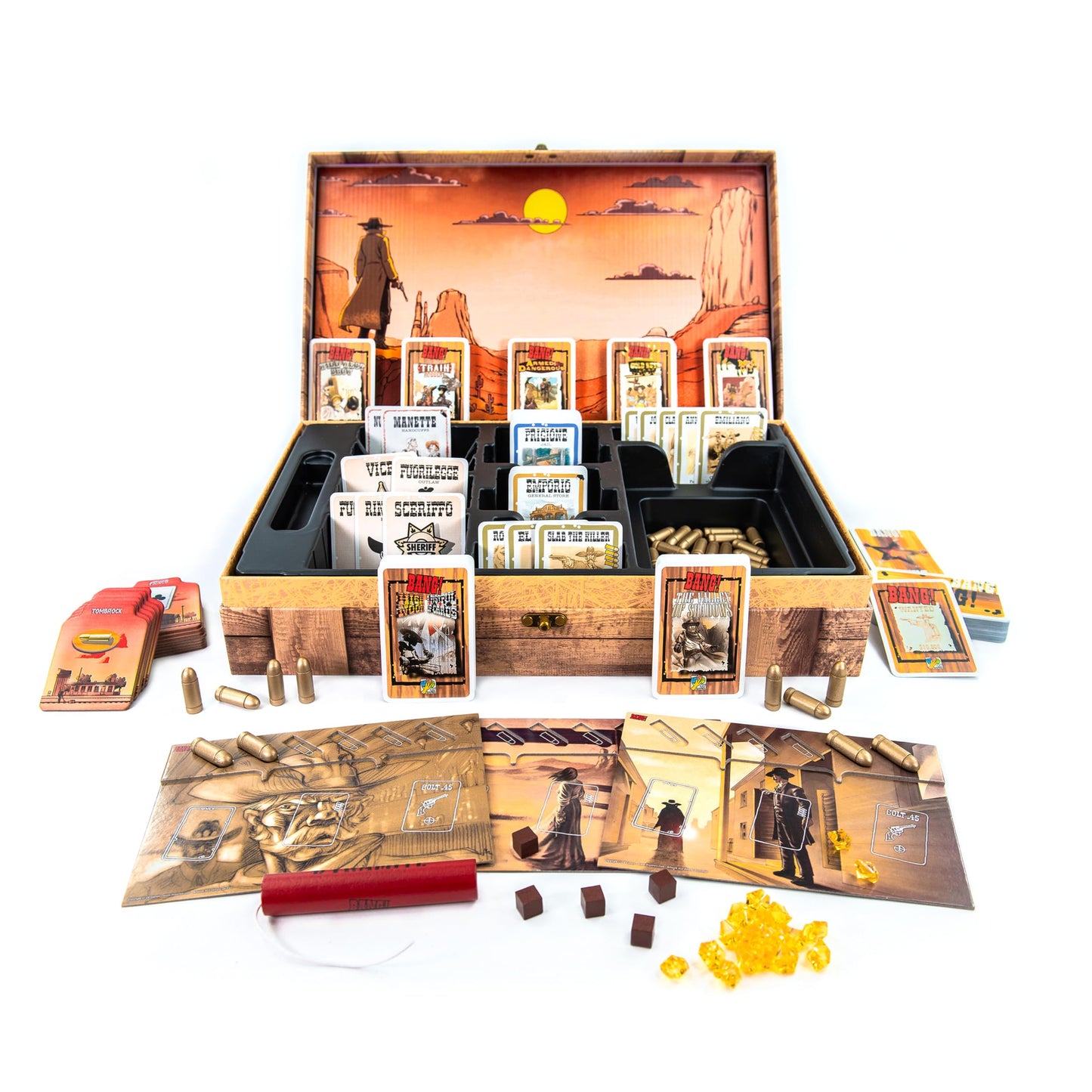 dV Giochi Bang Dynamite Box – Full Cards + Expansions | Strategy Board Game