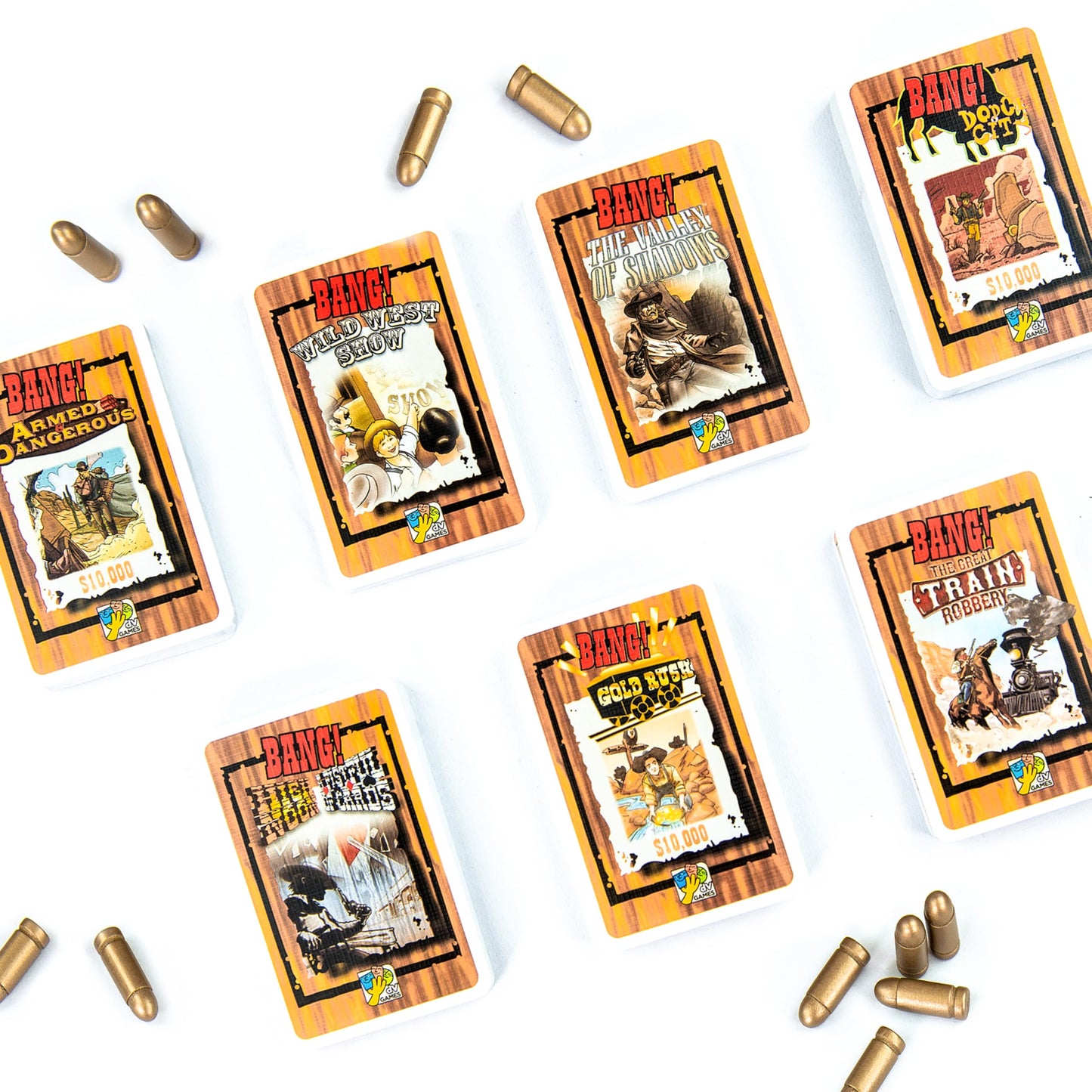 dV Giochi Bang Dynamite Box – Full Cards + Expansions | Strategy Board Game