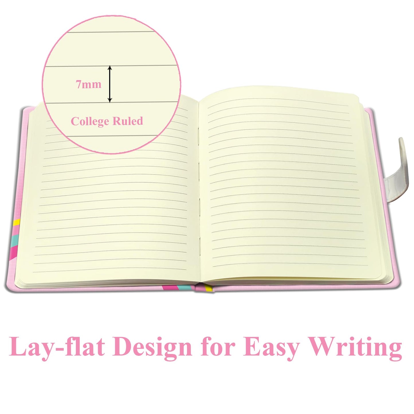 DWIYITTN Unicorn Journal for Girls — 192 Pages, Hard Cover, Magnetic Closure, Pen Included