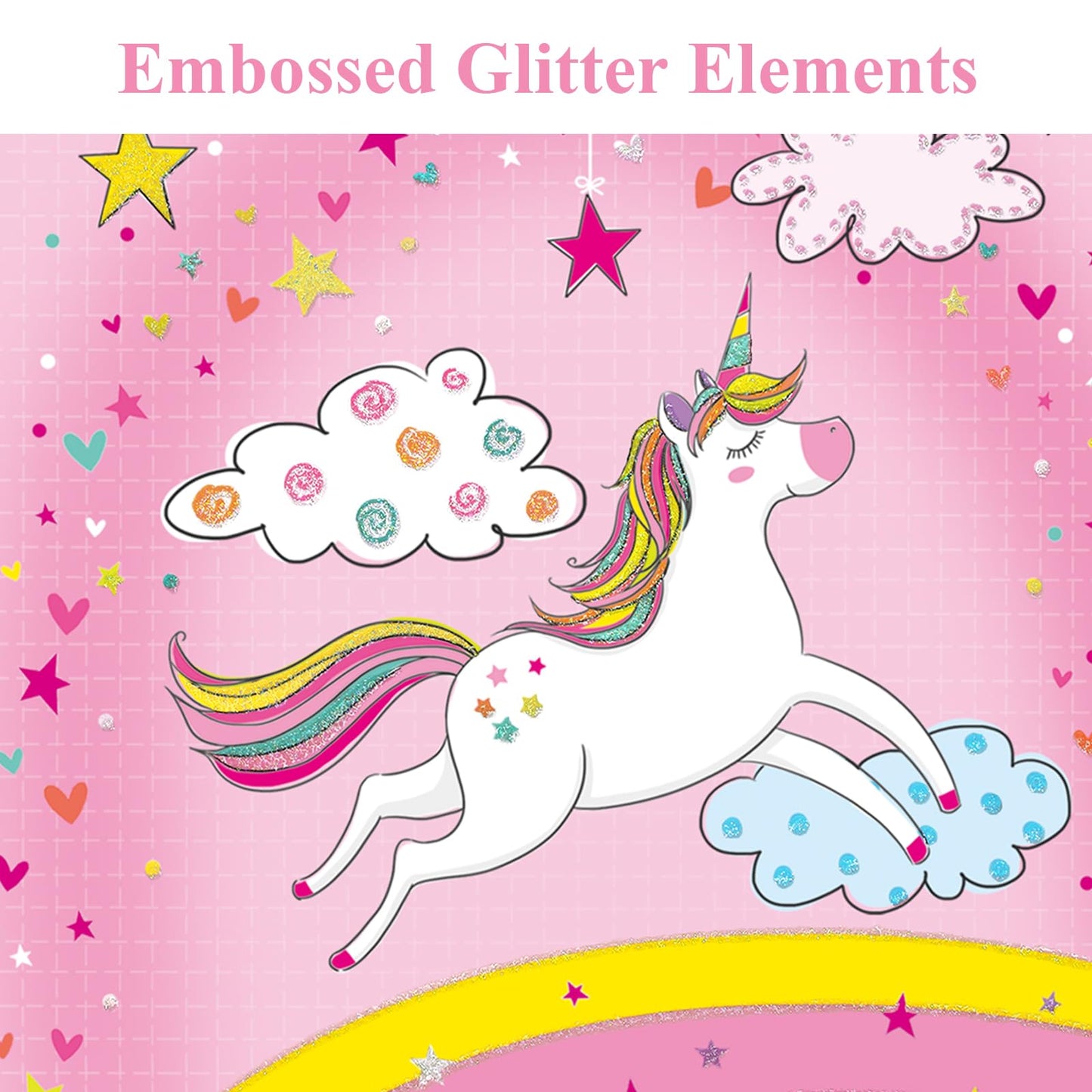 DWIYITTN Unicorn Journal for Girls — 192 Pages, Hard Cover, Magnetic Closure, Pen Included