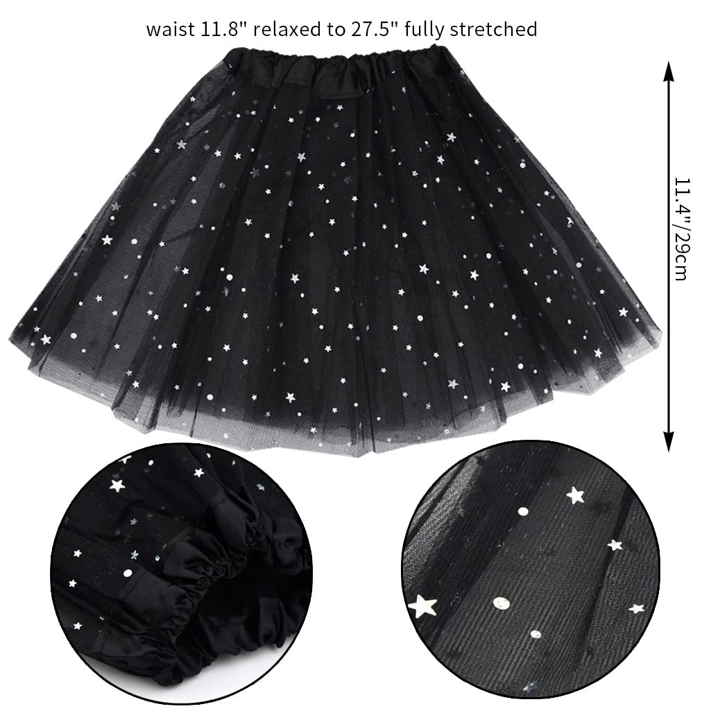 Dxhycc Black Cat Costume Set – Cat Ears Headband, Tail, Bowtie & Tutu for Kids