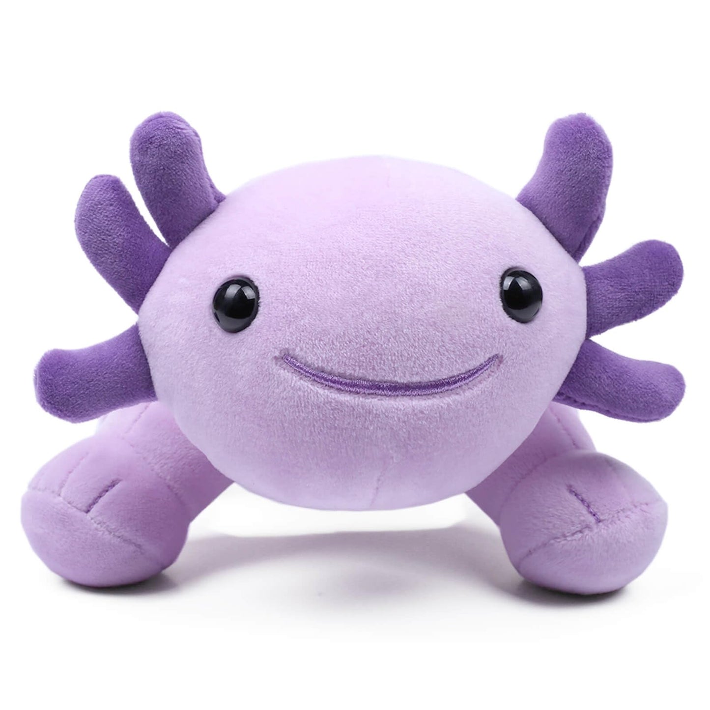 DYBFONO Axolotl Plush Toy – 10.8-Inch Soft Kawaii Pillow (Purple)