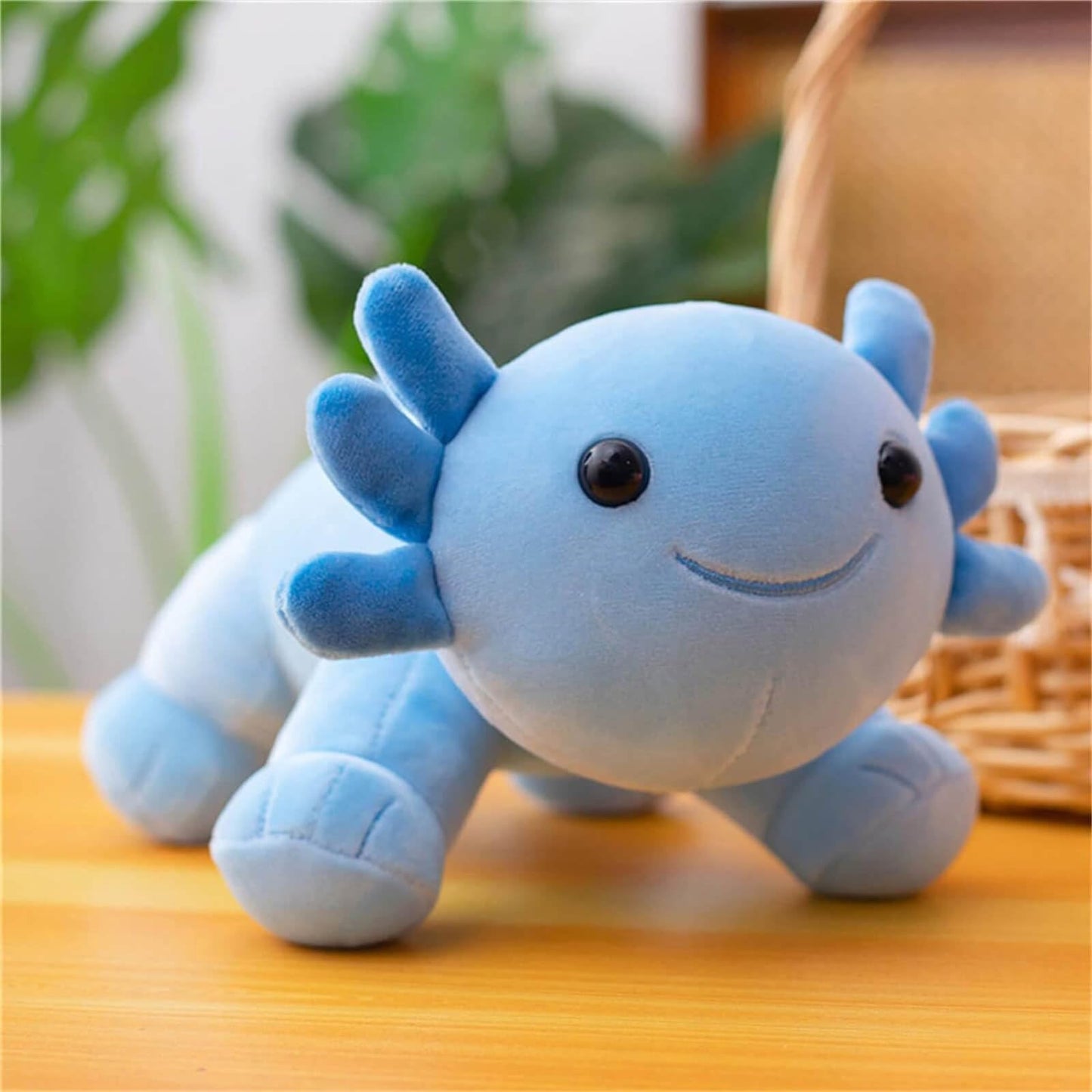 DYBFONO Axolotl Plush Toy – 10.8” Soft Cute Axolotl Pillow for Kids