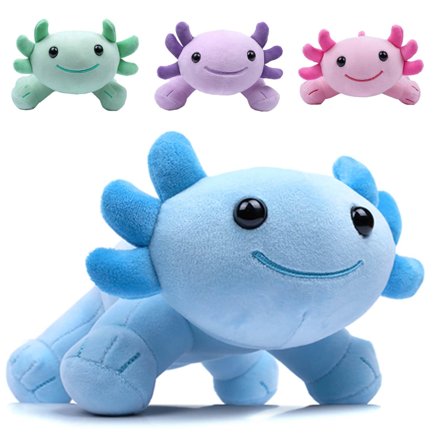DYBFONO Axolotl Plush Toy – 10.8” Soft Cute Axolotl Pillow for Kids