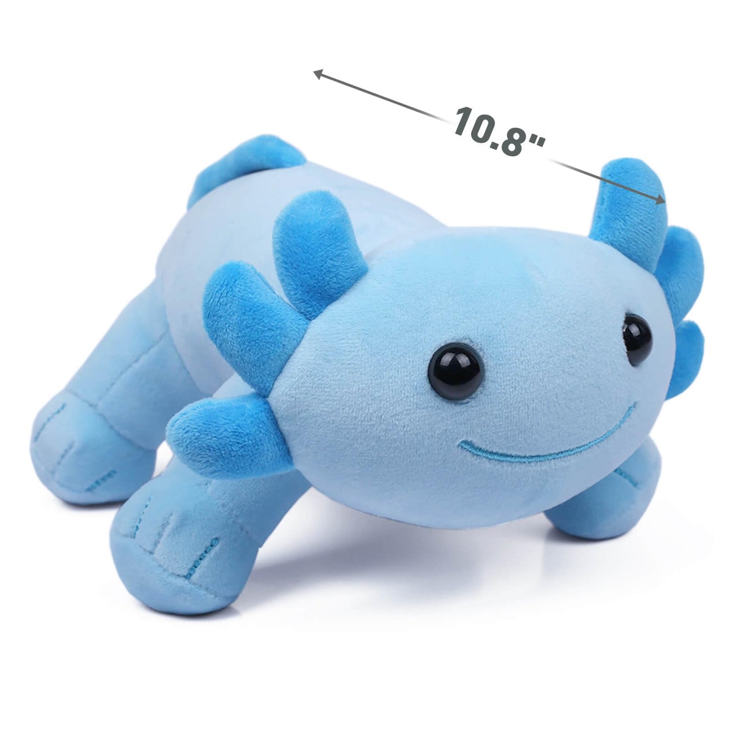 DYBFONO Axolotl Plush Toy – 10.8” Soft Cute Axolotl Pillow for Kids