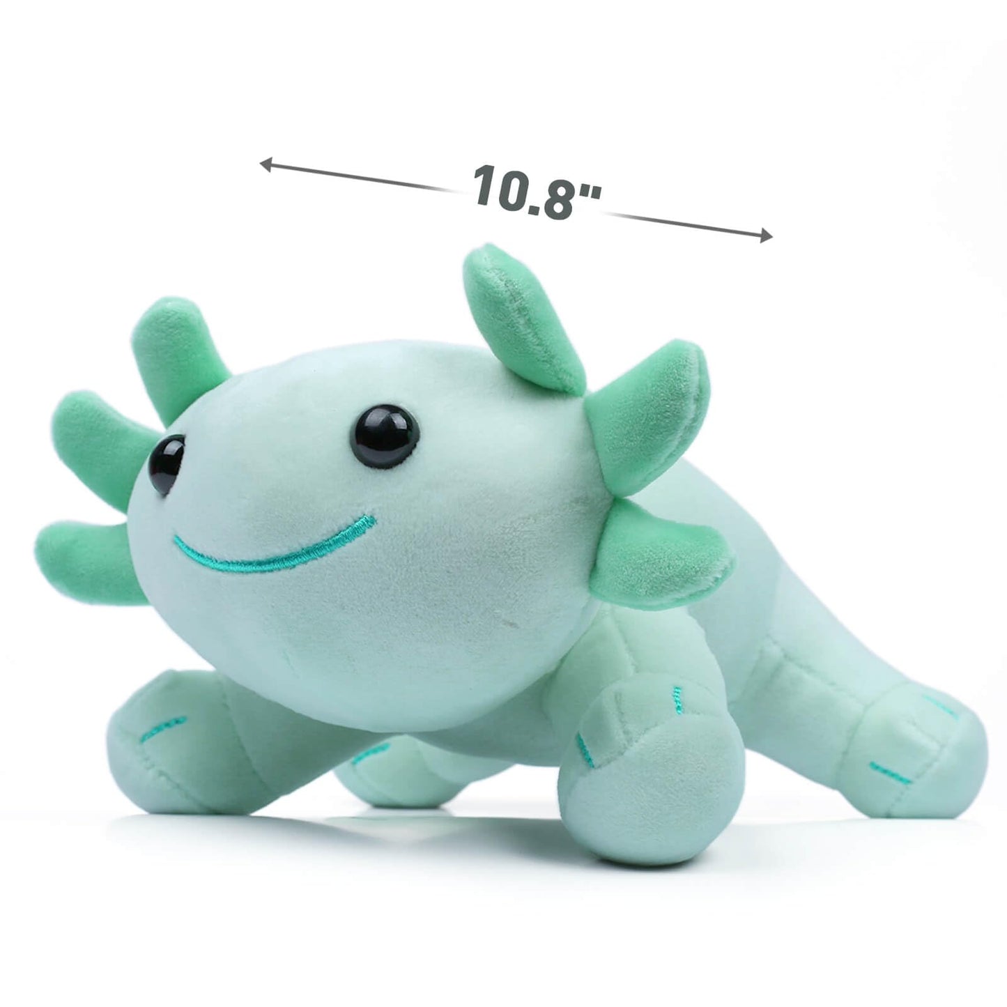 DYBFONO Axolotl Plush Toy – 10.8-inch Soft Cute Salamander Stuffed Pillow for Kids