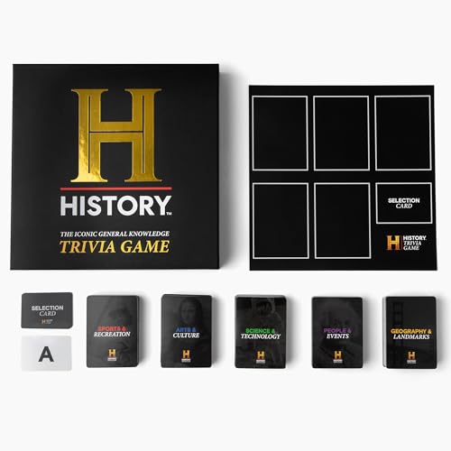 DYCE History Channel Trivia Game - 2000+ Questions for Family Game Night