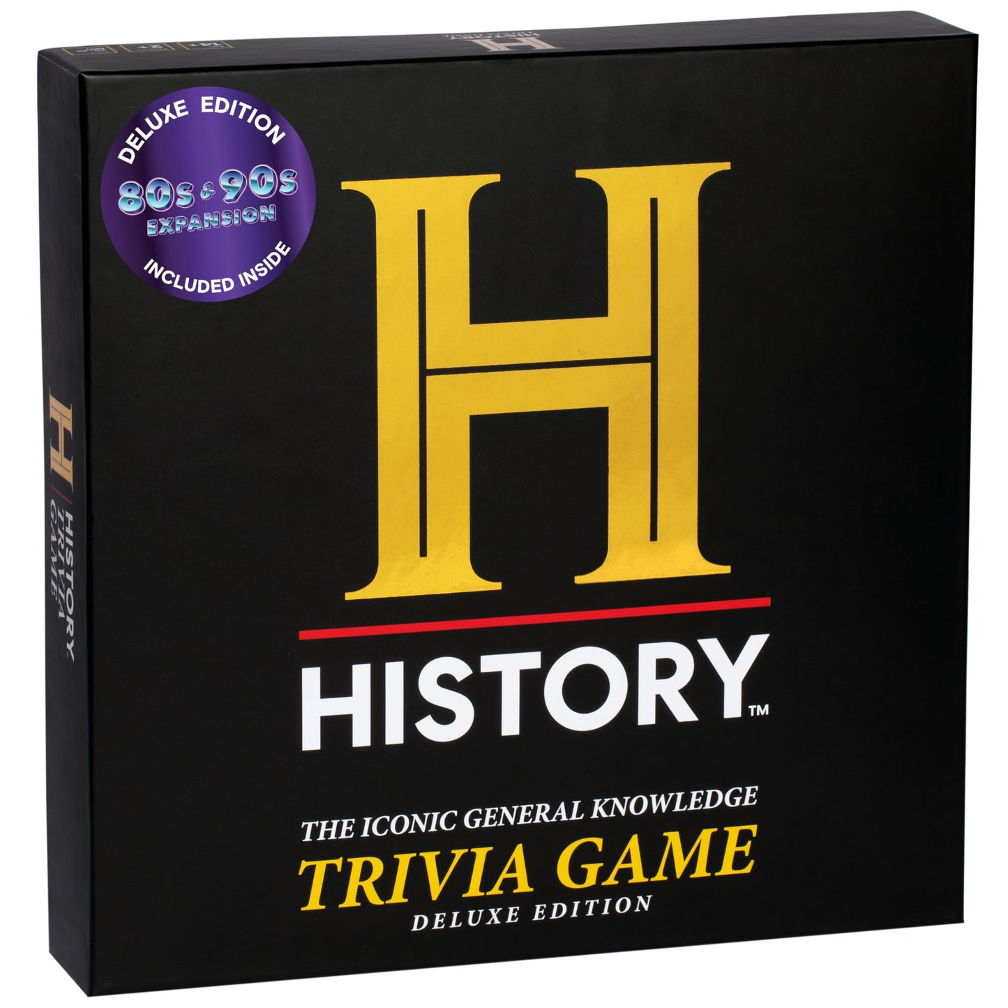 DYCE History Channel Trivia Board Game Deluxe Edition + 80s & 90s Expansion – 2,410+ Questions