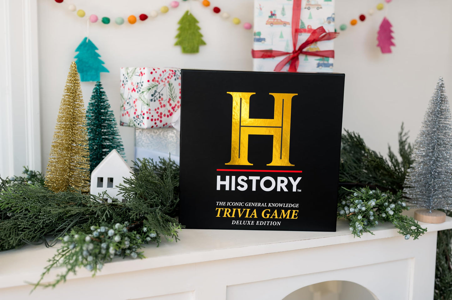 DYCE History Channel Trivia Board Game Deluxe Edition + 80s & 90s Expansion – 2,410+ Questions