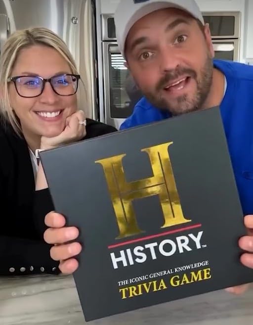 DYCE History Channel Trivia Board Game Deluxe Edition + 80s & 90s Expansion – 2,410+ Questions