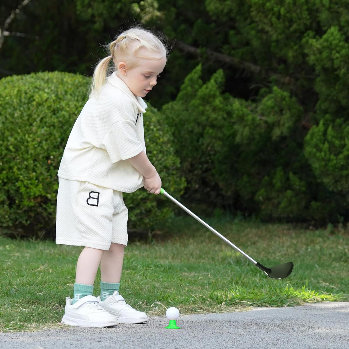 Dyienocs Kids Golf Clubs Set – Retractable Toy Golf for Toddlers
