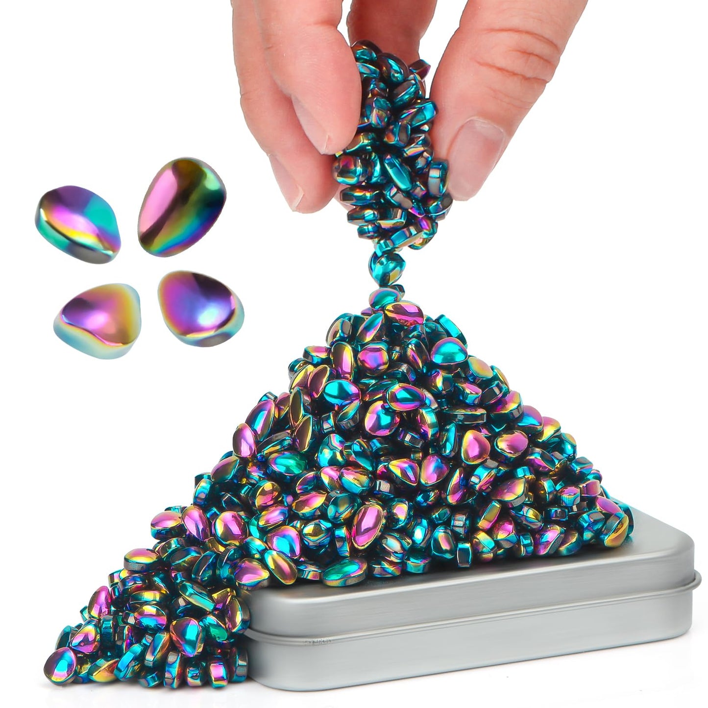 DYRDM 300+ Original Ferrite Putty – Colorful Sensory Stones for Desk Focus, Stress Relief & Gift-Ready